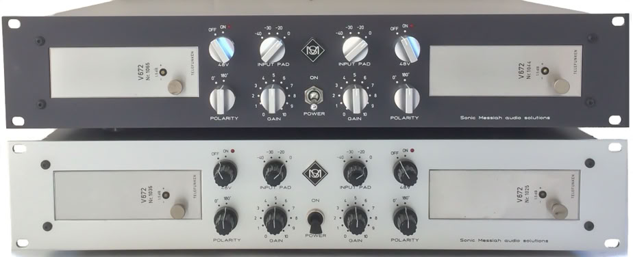 Telefunken V672 preamps
